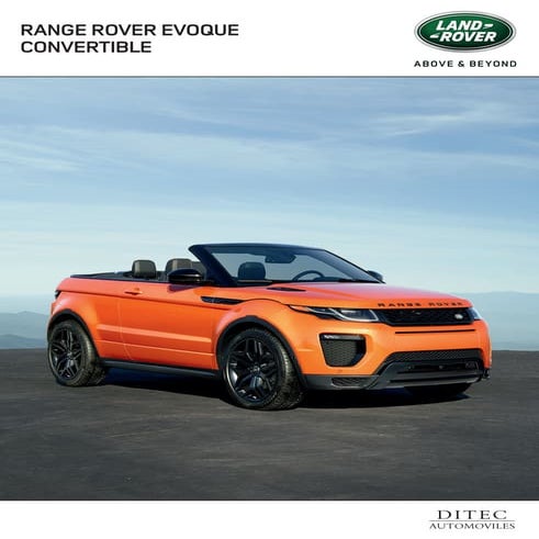 FT Land Rover Evoque Convertible | PDF