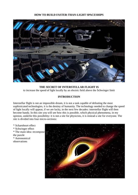 Faster-than-light Spaceships