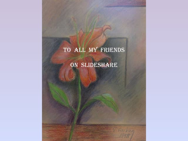 To All My Friends On Slideshare