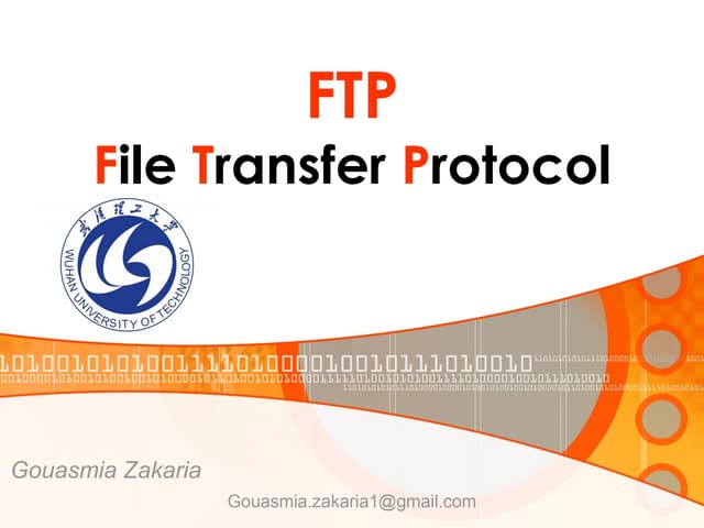 (Ftp)   file transfer protocol