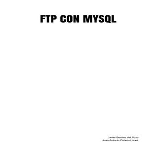 FTP con MySQL