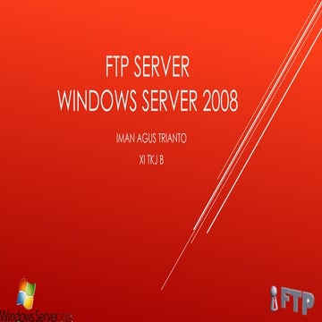 FTP Server Windows Server 2008