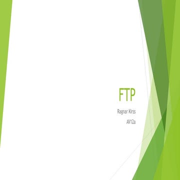 Ftp server lahendus | PPTX