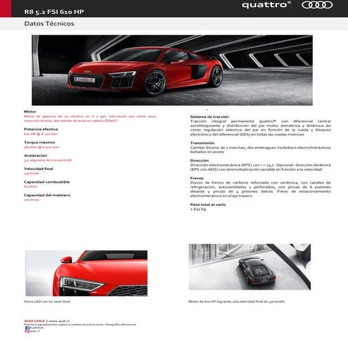 FT Audi R8 V10 Plus | PDF