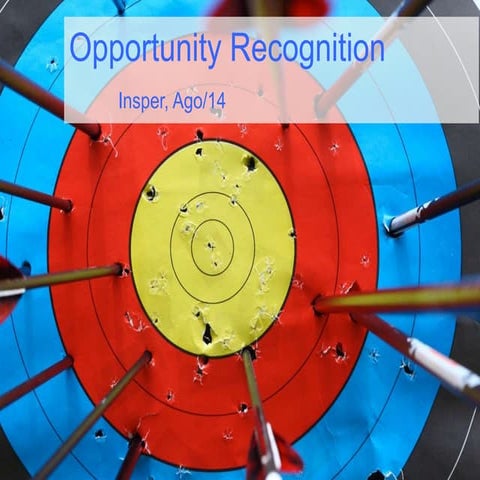 Opportunity Recognition
