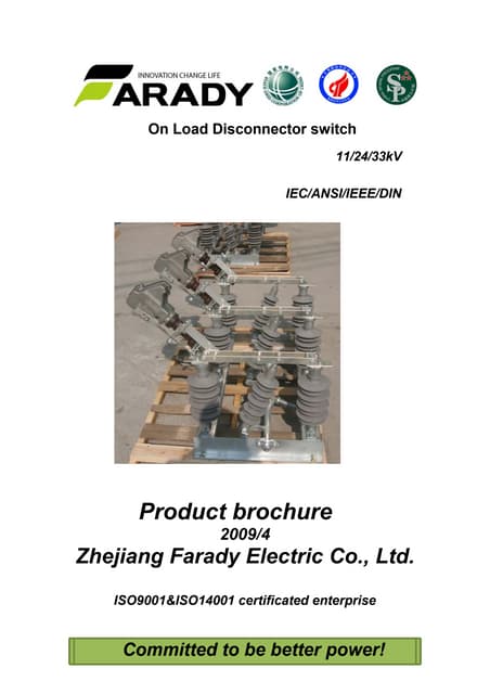 Fts onload disconnector switch