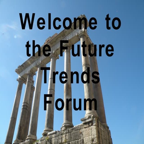 Future Trends in Technology and Education, the view from spring 2016