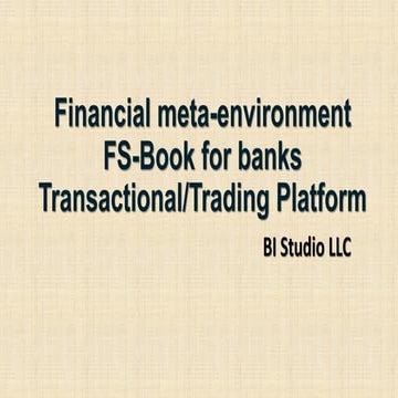 Financial Transactional-Trading platform