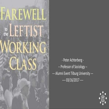 Farewell to the leftist working clas