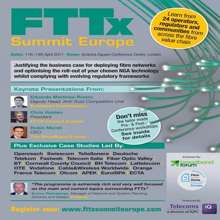 FTTx Summit Europe 2011 