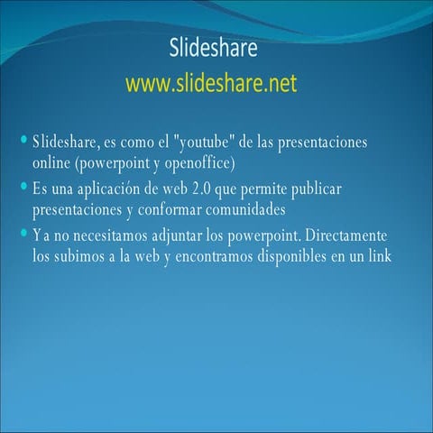 tutoria del curso de slideshare
