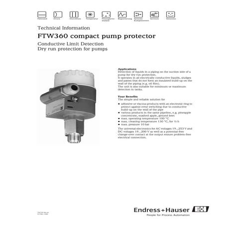 FTW360 compact pump protector