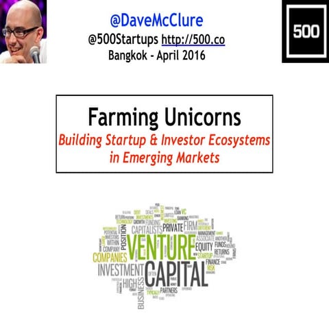 Farming Unicorns: Building Startup & Investor Ecosystems in Emerging Markets ...