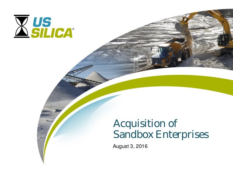 Sandbox acquisition investor us silica