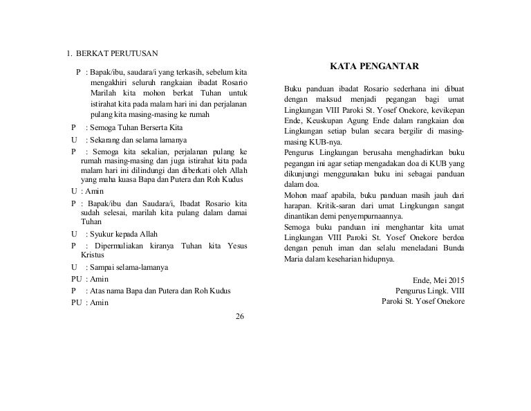 Doa Arwah Katolik Singkat