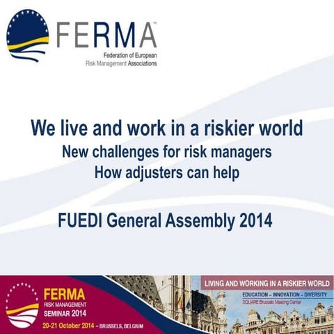 Julia Graham's presentation to FUEDI general assembly 2014
