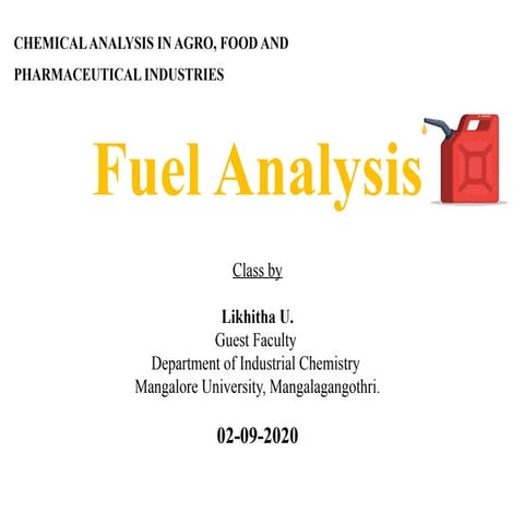 Engineering chemistry_fuels | PDF