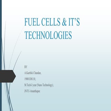 Solid oxide fuel cell technology | PPTX