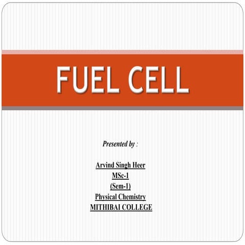 Fuel cells