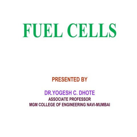 Fuel cells