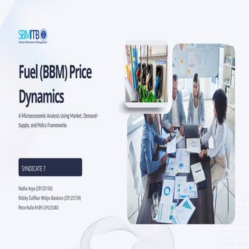 Fuel Dynamics BBM Price for student learning needs. | PPTX