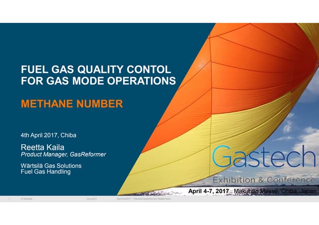 Fuel gas quality control for gas mo...