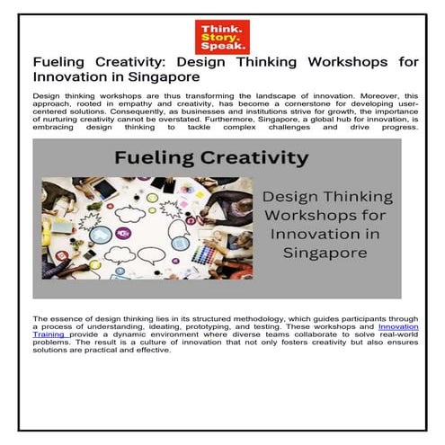 Fueling Creativity- Design Thinking Workshops for Innovation in Singapore.pdf