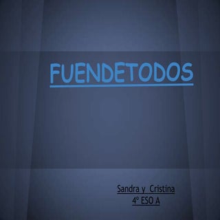 Fuendetodos, Sandra y Cristina 4ºA