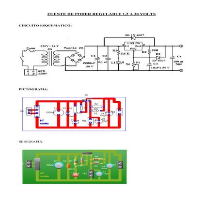Fuente de poder regulable