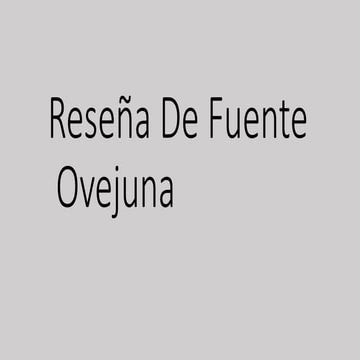Fuente ovejuna