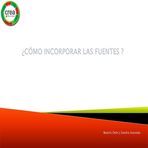 ¿Cómo citar fuentes?