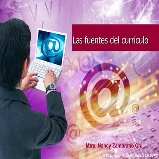 Fuentes y elementos del curriculo
