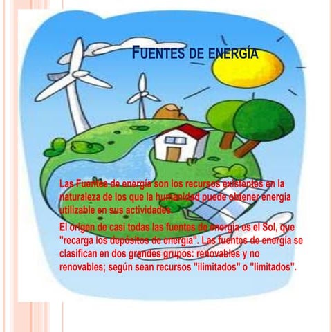 Fuentes de energía