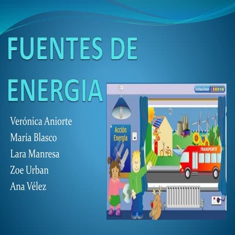 Fuentes de energía