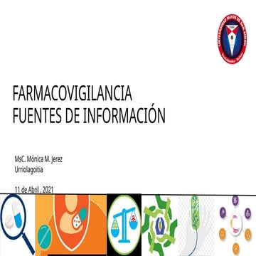 FUENTESDEINFORMACIÓN, FARMACOVIGILANCIA, .pptx