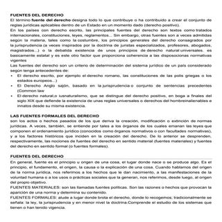 Fuentes del derecho
