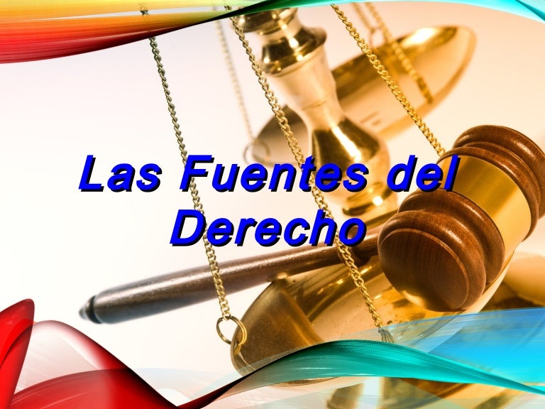 Fuentes del derecho