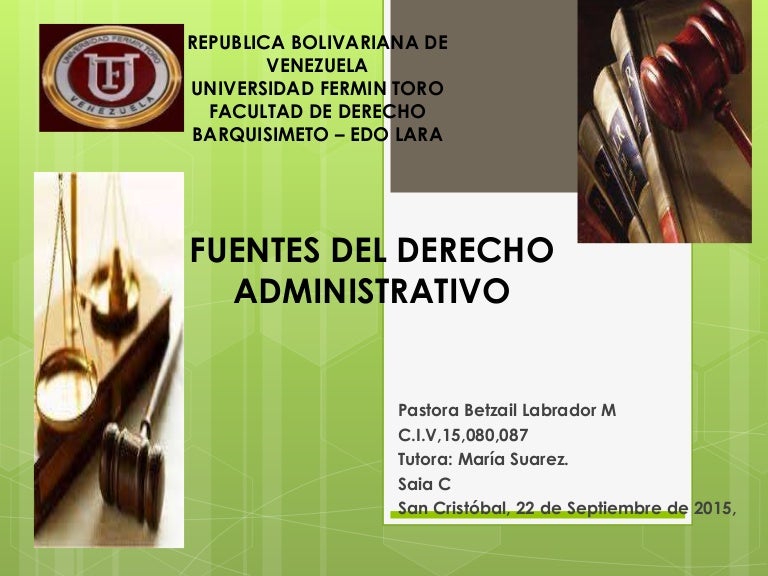 Fuentes del derecho administrativo phpapp01