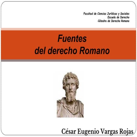 Fuentes del derecho romano