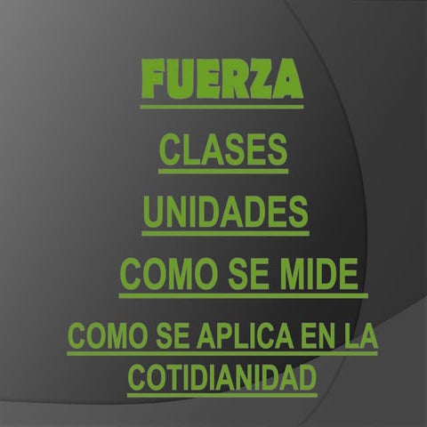 Fuerza
