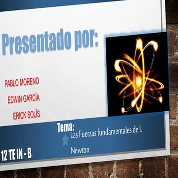 Fuerzas fundamentales