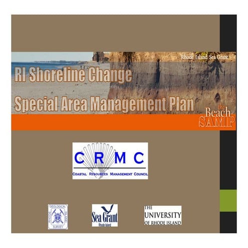 RI Shoreline Change Special Area Management Plan