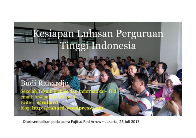 Kesiapan Lulusan Perguruan Tinggi