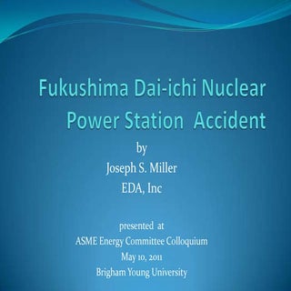 Fukushima Daiichi Byu Presentation