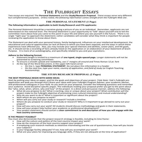 Bilder Von Fulbright Personal Statement Examples Study – VMKKM