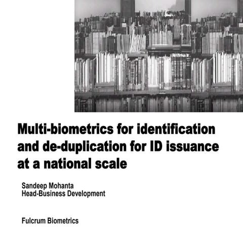 The Rise of Biometric Smart Cards for the ID Card Industry | PDF