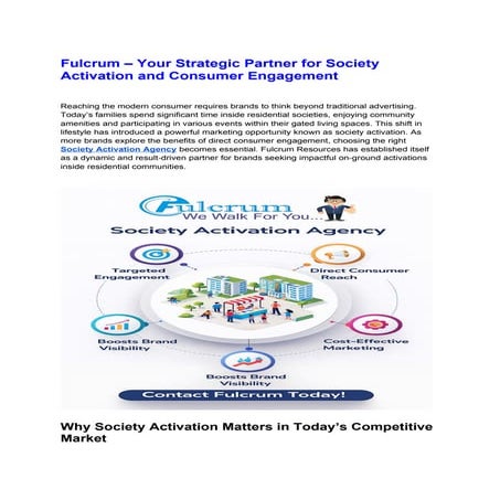 Society Activation Agency Helps Brands Build Stronger Customer Connections