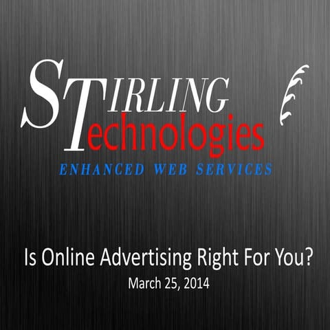 Is Online Advertising Right For You