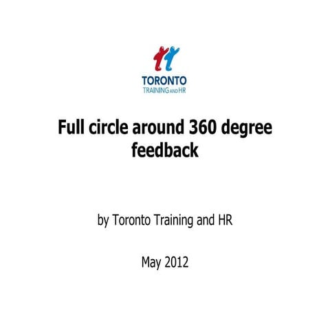 Full circle around 360 degree feedback May 2012