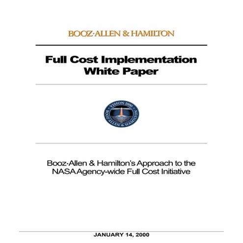 Full Cost White Paper